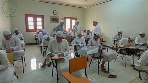 كلية الشريعة والقانون بدء الامتحانات النهائية لعام الجامعي ٢٠٢١- ٢٠٢٢ م