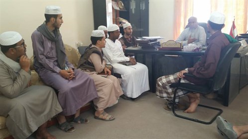 نزول ميداني لطلاب المستوى الخامس قسم الشريعة والقانون إلى بعض المؤسسات الإدارية بالوادي والصحراء