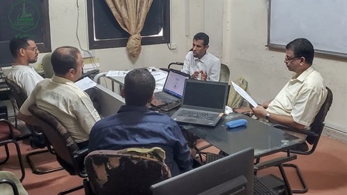 كلية هندسة وعلوم الحاسوب تقيم ورشة عمل بعنوان تقييم منهج تقنية المعلومات