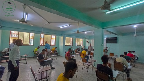 جامعة الأحقاف تدشن امتحانات الفصل الدراسي الثاني بكلية هندسة وعلوم الحاسوب للعام الجامعي 2022-2023م