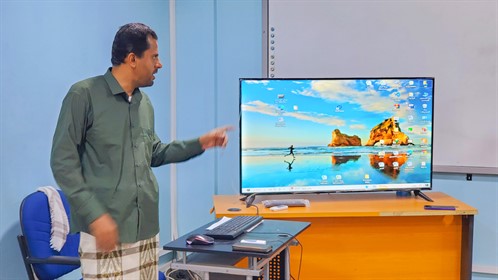 مركز بحوث حضرموت للدراسات والتدريب وتنمية المجتمع بجامعة الأحقاف يدشن دبلوم الحاسوب