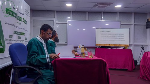 شهادة الماجستير للباحث محمد صالح سعيد بلقدي من كلية الدراسات العليا