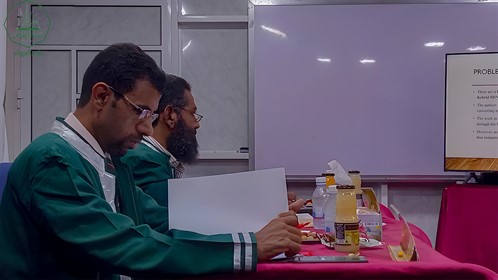 شهادة الماجستير للباحث محمد صالح سعيد بلقدي من كلية الدراسات العليا