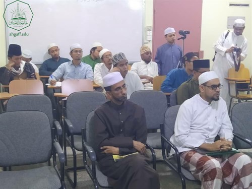 شهادة الماجستير للباحث محمد رشيد ليل الرحمن من كلية الدراسات العليا