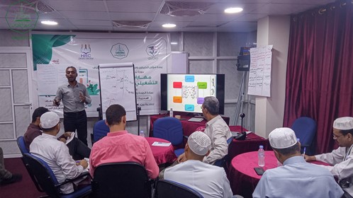 جامعة الأحقاف تقيم الجلسة الثانية للدورة التدريبية بعنوان مهارات التخطيط التشغيلي ومؤشرات الأداء