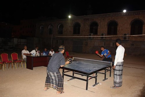 فريق المستوى رابع محاسبة بطلا لدوري كرة الطائرة والطالب حسين العيدروس بطلا لدوري كرة تنس الطاولة