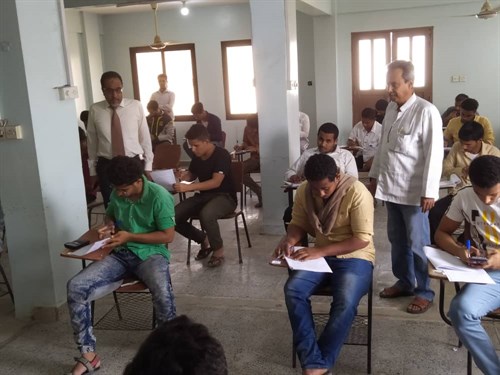 جامعة الاحقاف تدشن الإمتحانات النهائية للفصل الدراسي الأول