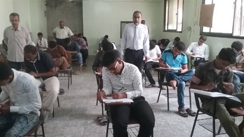 دشن نائب رئيس جامعة الأحقاف صادق مكنون امتحانات نهاية الفصل الثاني من العام الدراسي الجامعي