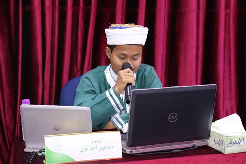 الماجستير للباحث عبدالعزيز أحمد غزالي من كلية الدراسات العليا في قسم الفقه وأصوله