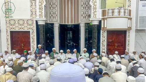 جامعة الأحقاف تفتتح مسجد كلية الشريعة والقانون بتريم