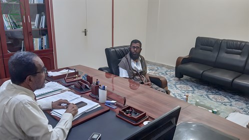 جامعة الأحقاف تستقبل مندوب طلاب محافظة المهرة للترتيب لدى الجامعات بمحافظة حضرموت