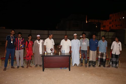 فريق المستوى رابع محاسبة بطلا لدوري كرة الطائرة والطالب حسين العيدروس بطلا لدوري كرة تنس الطاولة