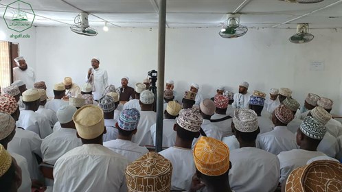 نائب رئيس جامعة الاحقاف والوفد المرافق له في ضيافة معهد الجنيد الإسلامي