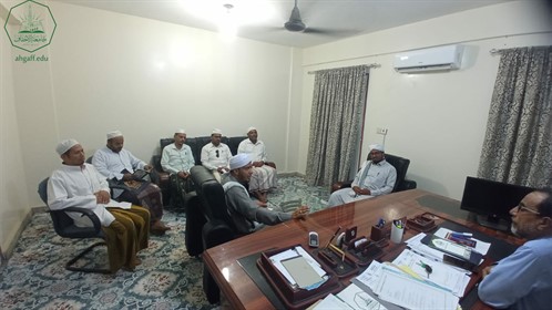 وفد دار القرآن للدراسات القرآنية بسيئون في زيارة لجامعة الأحقاف