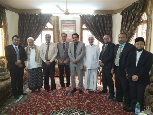 رئيس جامعة الاحقاف يستقبل السفير الاندونيسي باليمن وسلطنة عمان