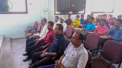 رئيس جامعة الأحقاف يلقي محاضرة بعنوان صناعة القيم الوهمية وأثرها في سلوك الأفراد والمجتمعات