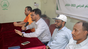 كلية هندسة وعلوم الحاسوب بجامعة الاحقاف تقيم اللقاء الترحيبي والتعريفي لطلاب المستوى الأول للعام الجامعي 2023م - 2024م