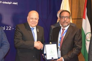 حضور متميز لجامعة الأحقاف في اجتماعات اتحاد الجامعات العربية