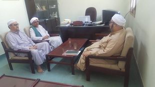 لقاء عميد الكلية بالسيد خالد المساوى